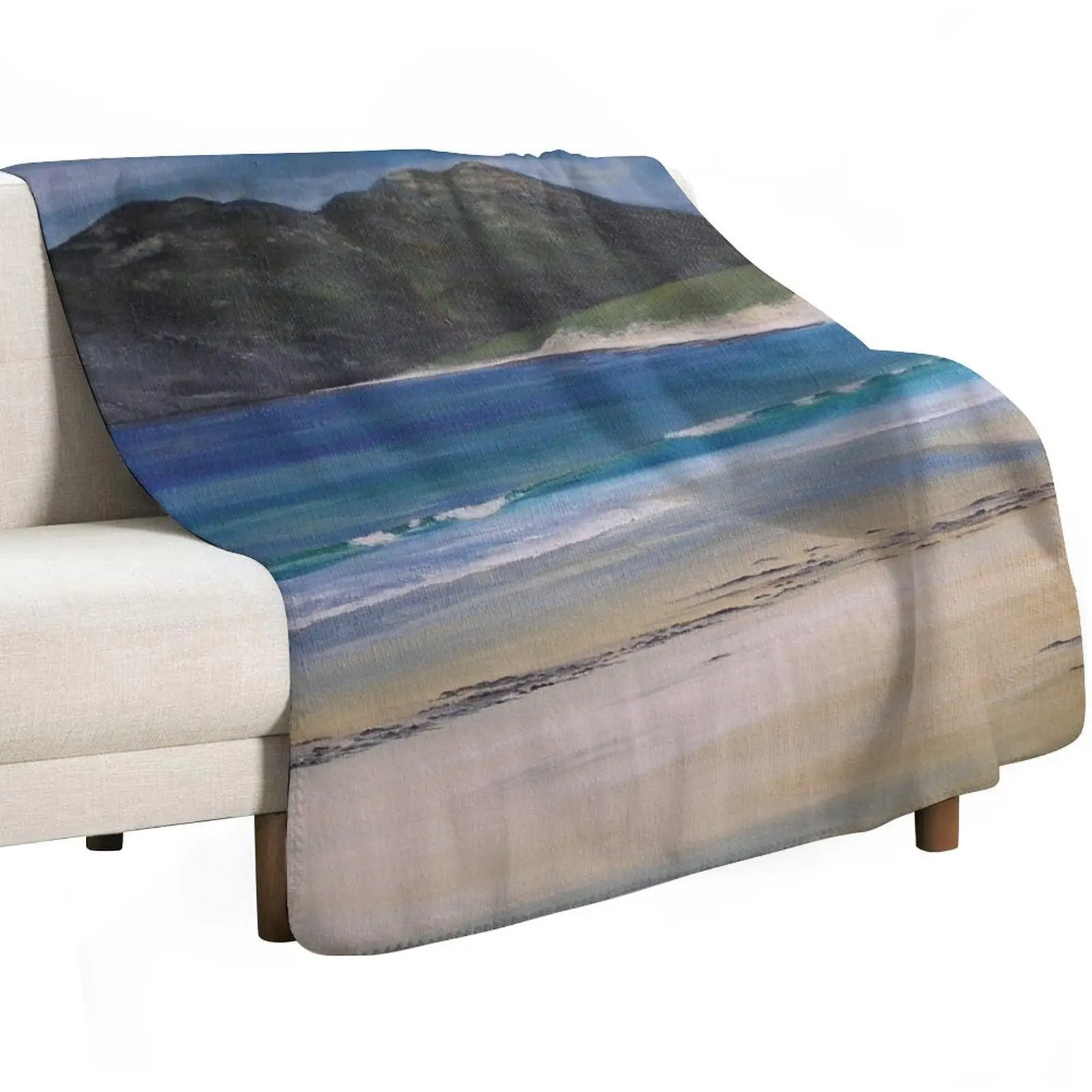 Kiloran Bay, Colonsay, Scotland Throw Blanket Furrys blankets ands Baby Cute Flannel Blankets
