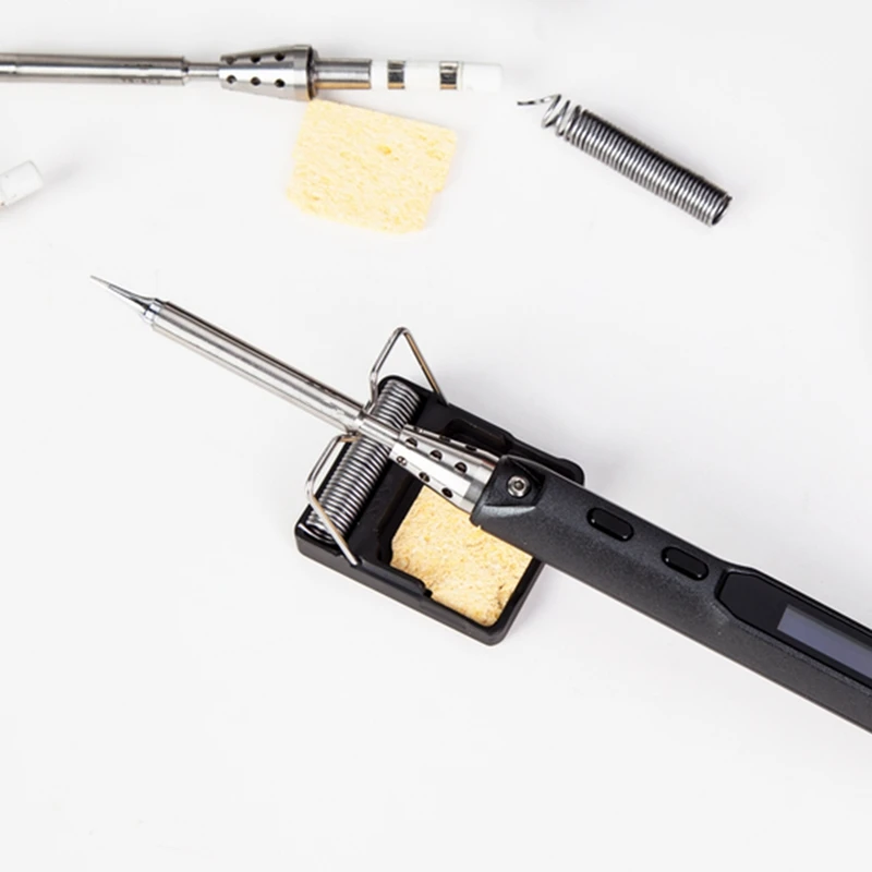 Mini T-Vormige Beugel Zirkonia Keramische Beugel, Geschikt Voor Mini Ts100 Ts80 Soldeerbout Gereedschap (Zwart)