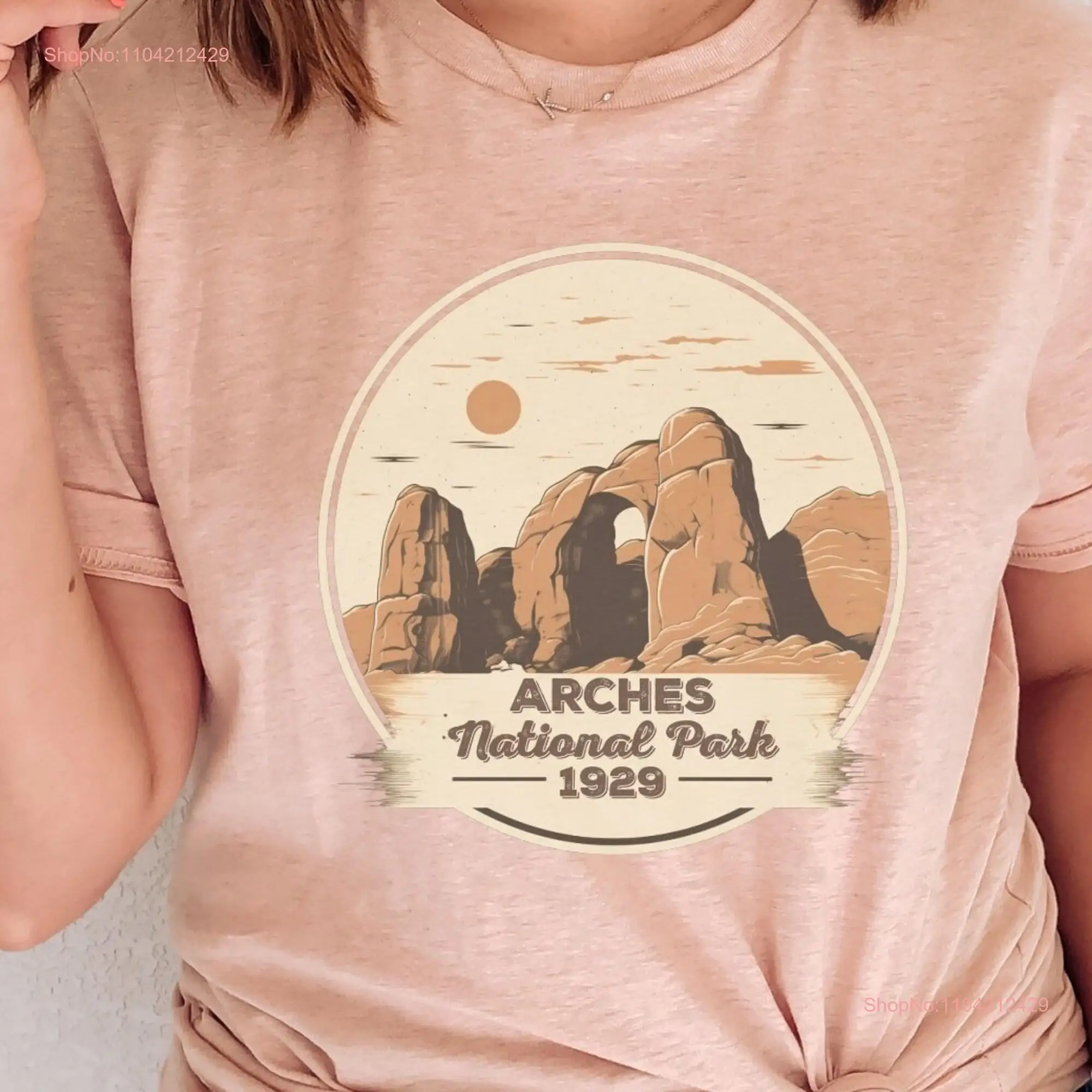 Arches National Park T Shirt Travel Outfit Mountain Hiking s long or short sleeves