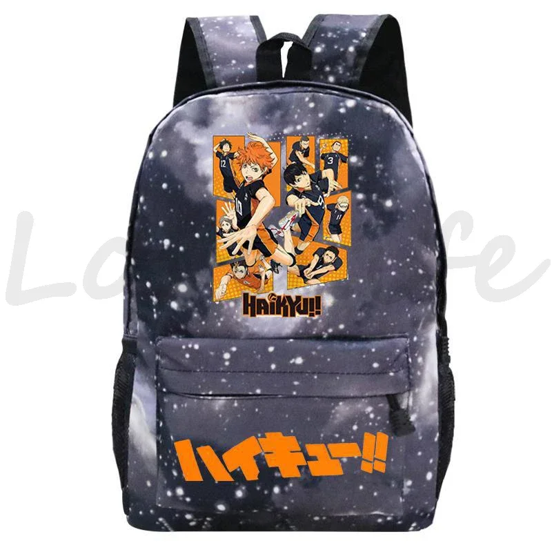 Japan Anime Haikyuu Kinderrugzak Jongens Meisjes Cartoon Print Schooltas Harajuku Studenten Anime Rugzakken Terug Naar School Gift