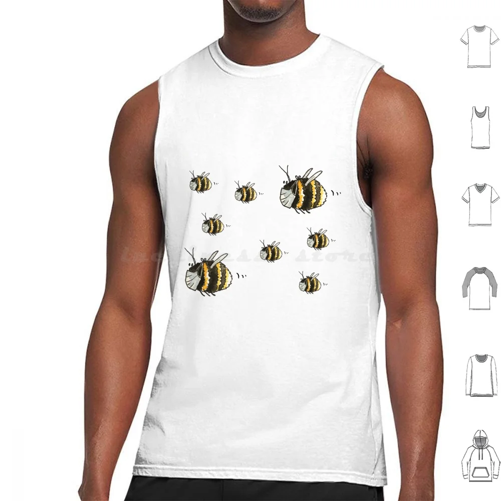 The Masked X8 Tank Tops Vest Sleeveless Insect Mouth Hygiene Bee