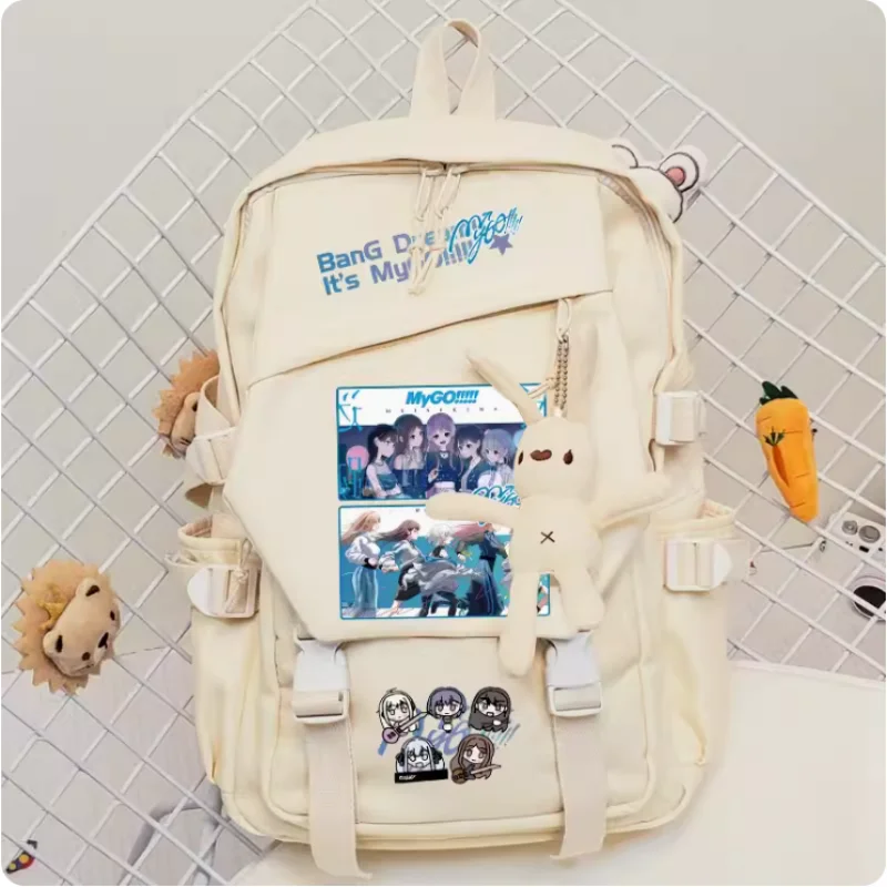 

Anime BanG Dream!Mygo Schoolbag Backpack High-capacity Shoulder Bag Cosplay Travel Student Teenager Gift B824