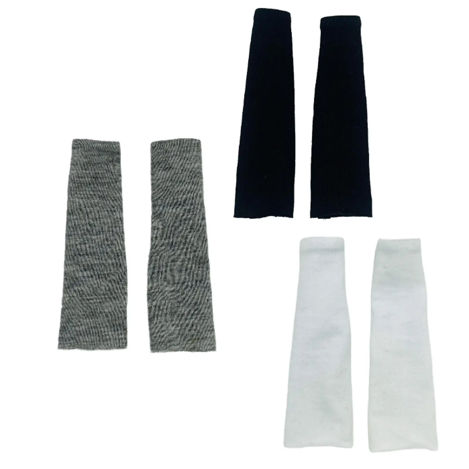 1/6 Scale Calf Socks Accessories Outfit Leg Warmers Casual Tube Stocking for 12'' inch Female Doll Action Figures Accessory