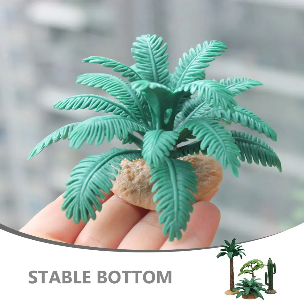 

4pcs Lifelike Fake Plants Artificial Cactus Kitchen Plants Props Home Decor Artificial Tree For Crafts Party Decoration