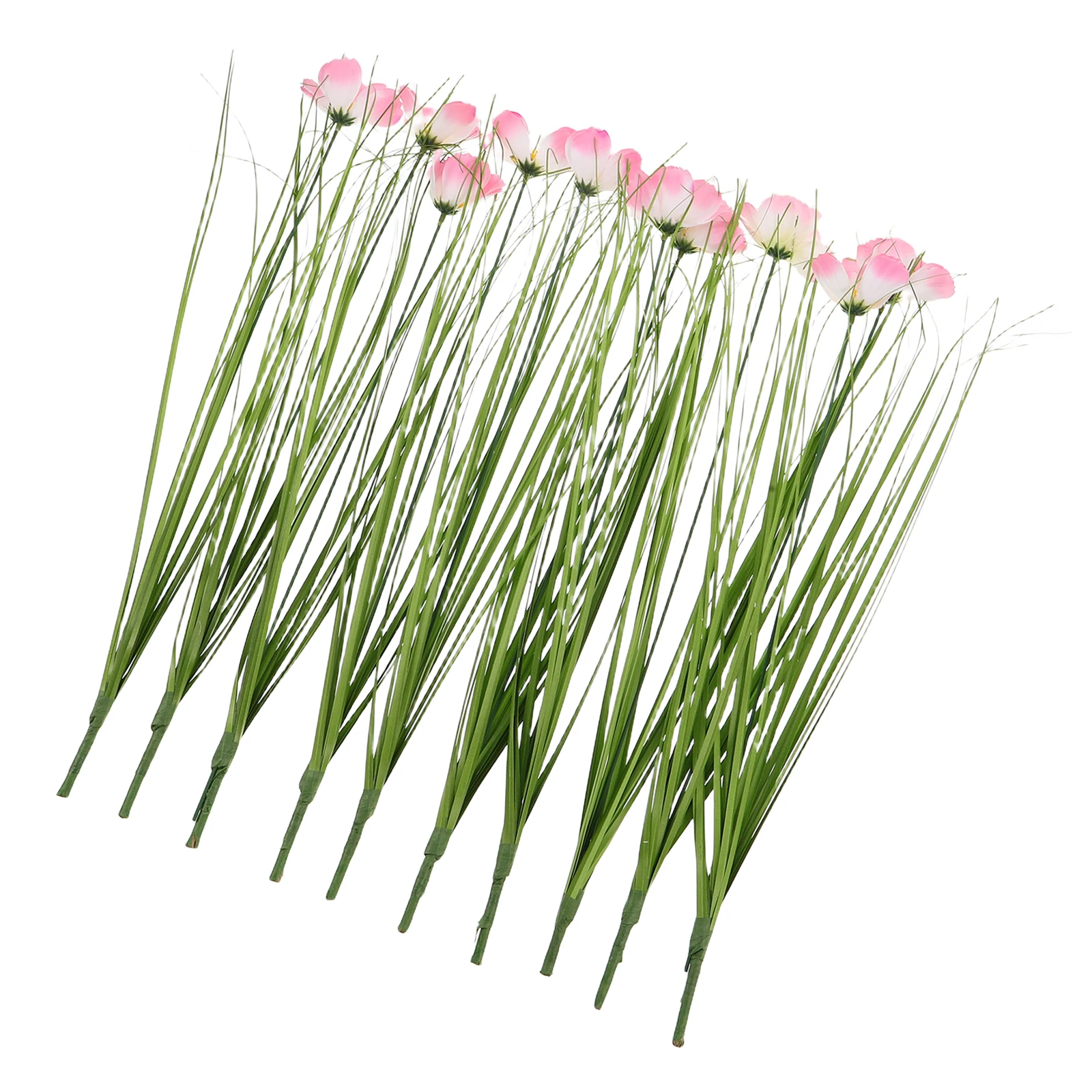 

10Pcs Artificial Onion Grass Faux Greenery Plants 50Cm Tall Realistic Decorative Shrubs for Indoor Outdoor Garden Home Office