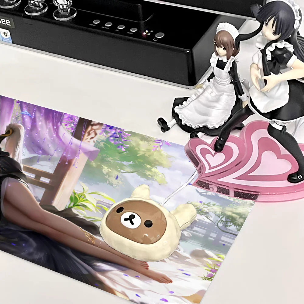 Die Lian Qingman Three Kingdoms Mousepad Mouse Mat حصيرة مكتبية مع وسادة ملحقات الألعاب Prime Gaming XXL لوحة المفاتيح الحشو M