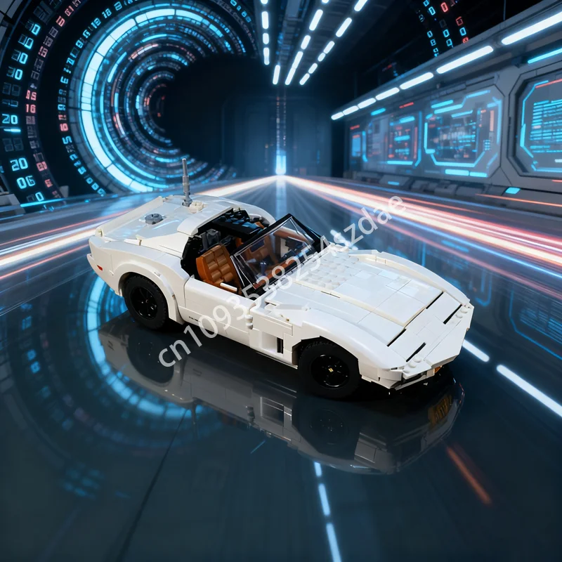 1185 قطعة MOC شيفروليه كورفيت سيارة نموذج اللبنات العمارة تجميع لتقوم بها بنفسك لعبة الطوب الاطفال هدايا عيد الميلاد عيد الميلاد #1