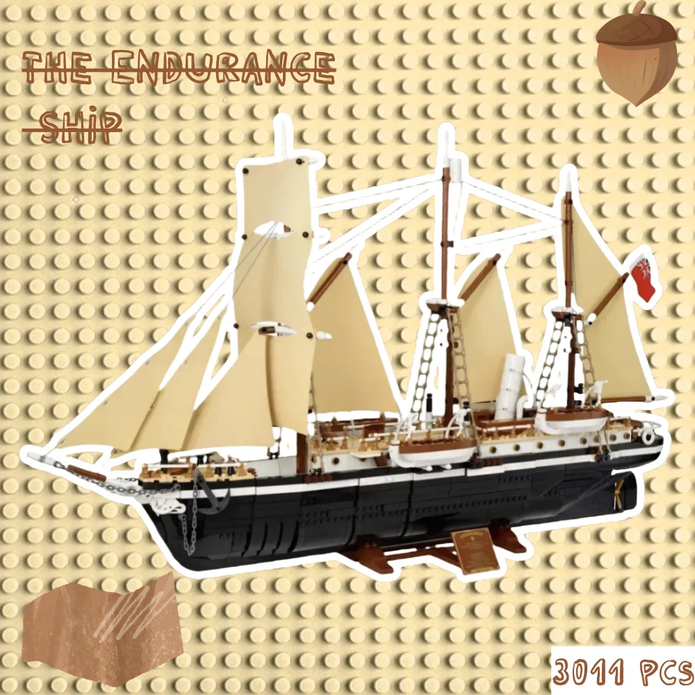 

In Stock New Fit The Endurance Ship Model 3011pcs Building Blocks Kit Legendary Ship Bricks Toy For Kids Adult Birthday Gifts