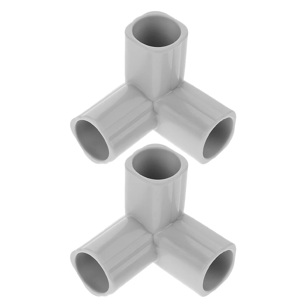 2 قطعة موصلات الأنابيب المشتركة 3-Way المحملة تركيبات روضة قوية اكسسوارات الأثاث الصف موصل