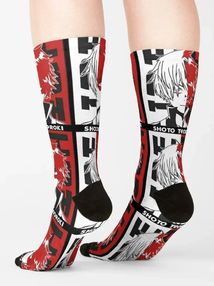Shoto Todoroki V.2 Shirt- Tshirt Socks cycling cotton Men's Thermal man winter Man Socks Women's