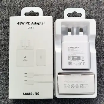 Samsung 45W UK Plug PD Charger Super Fast Charging Adapter pro Galaxy S24 S23 S22 S21 S20 Note 20 Ultra 10 Z Flip Fold 6 5 4 3 2 10 nejlepší prodej originální nabíječka samsung - №9