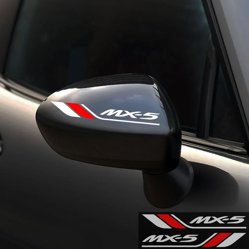 

2pcs Car Rearview Mirror Vinyl Sticker Decal for Mazda MX-5, Mazda3, CX-5 – Auto Exterior Decoration
