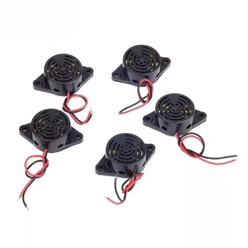 5PCS SFM-27 Active Buzzers DC 3-24V 12V Alarm Continuous Beep 95DB Beep Alarm Speaker High-decibel Piezo Buzzer for Arduino
