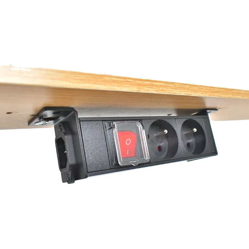 

PDU power strip network cabinet rack power distribution unit table bottom wall socket 1-10AC French socket C14 port connection