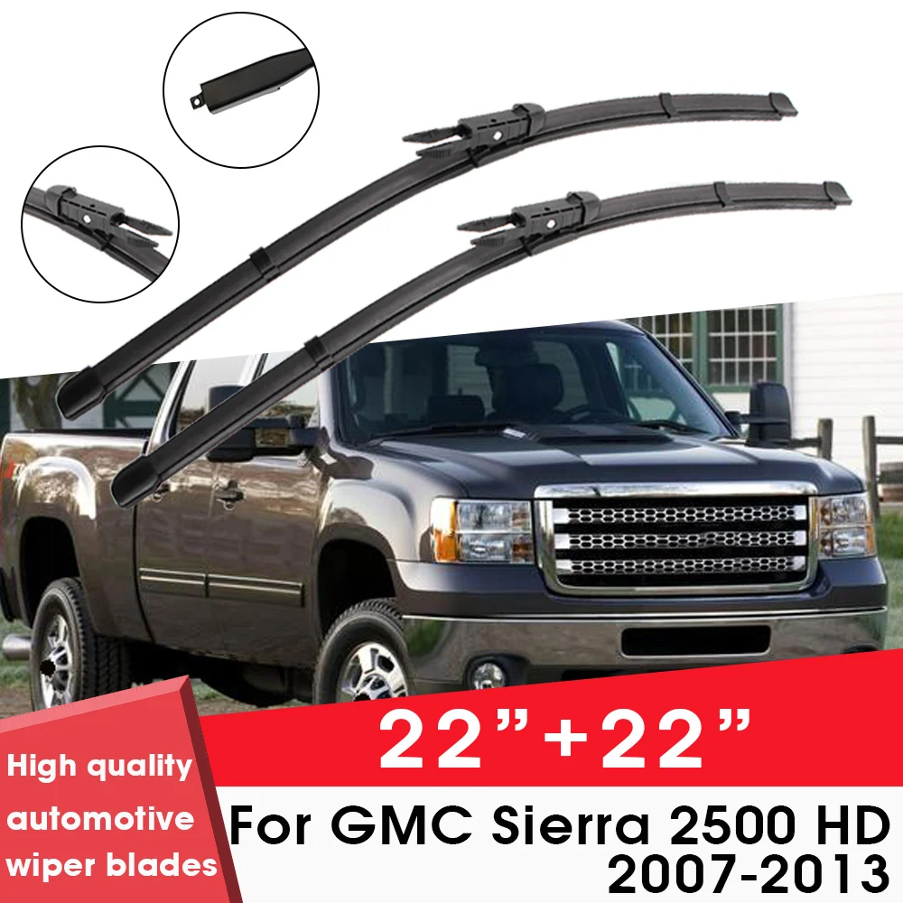 

BEMOST Car Wiper Blades Front Window Windshield Rubber Refill Wiper For GMC Sierra 2500 HD 2007-2013 22"+22" Car Accessories