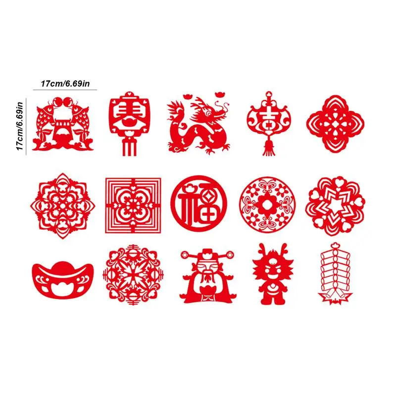 Corte de papel tradicional chinês, Early Learning Development Toy, Cortes De Papel Artesanal, Janela removível