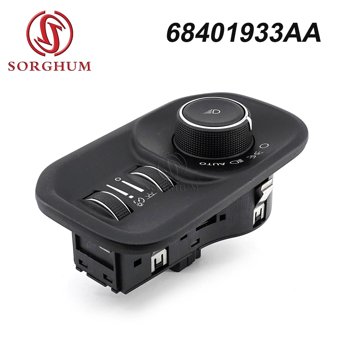 

SORGHUM for 2019 2020 2021 Dodge Ram 1500 2500 3500 Car Headlight Switch Head Lamp Control Switch Adjuster 68401933AB 68401933AA