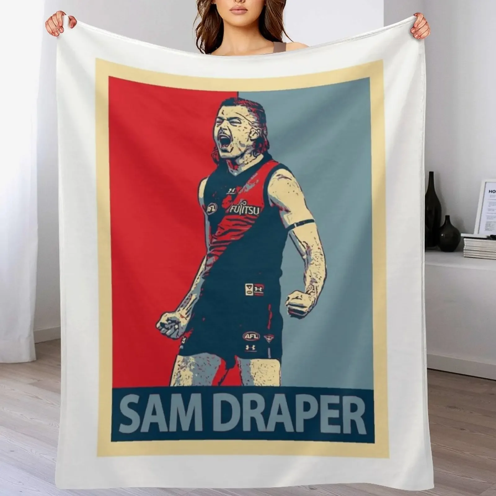 Sam Draper Throw Blanket Lightweight Warm Blanket for Indoor Outdoor Use