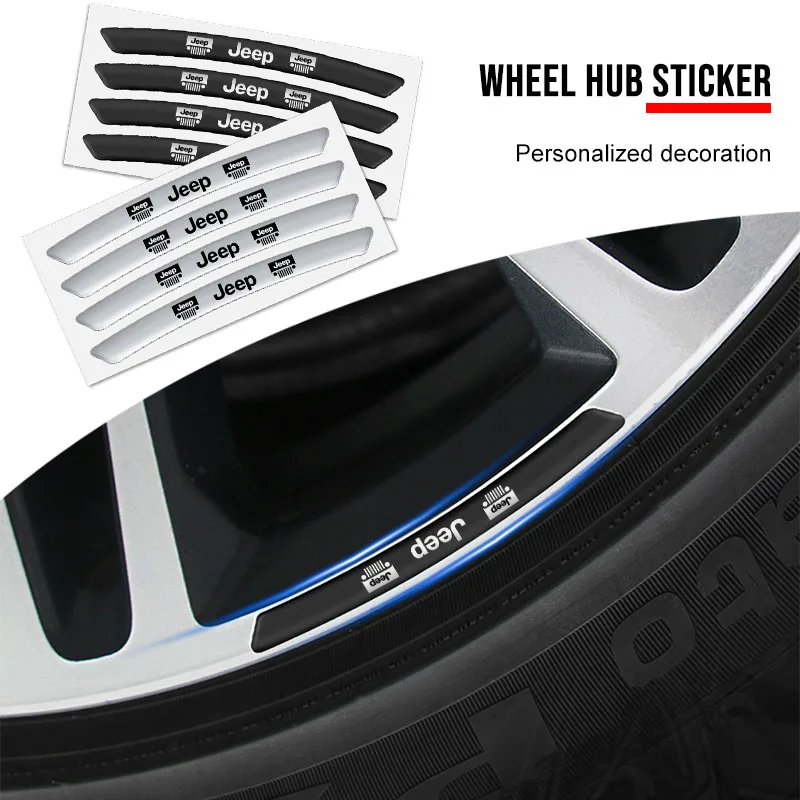 4Pcs Car Rim Modifi…