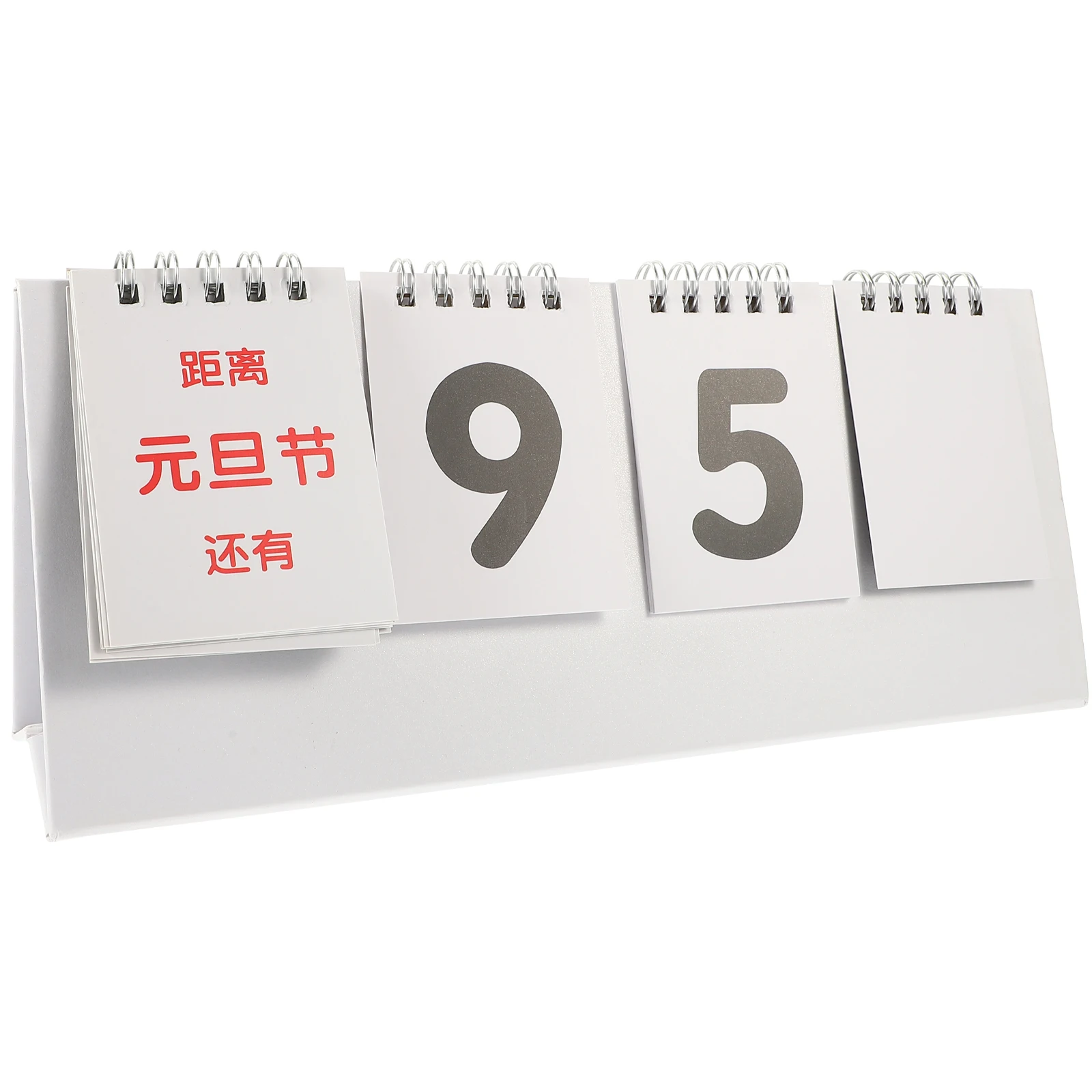 

Practical Perpetual Reusable Countdown Desktop Calendar Board Design Room Office Decor Flip Page