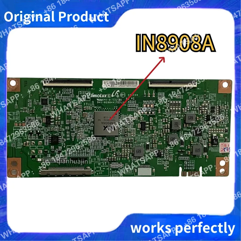 Placa lógica Original modelo de Chip (IN8908A) V580DJ4-QE1 V500DJ5-QE1 V500DJ6-QE1 V500DJ7-QE1 V650DJ4-QS5