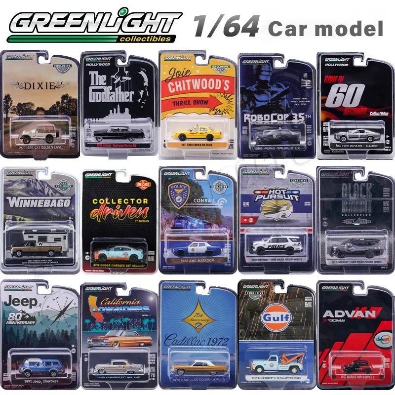 GREENLIGHT 1:64 1983 GMC SUBURABN 1990 CHEVROLET CAPRICE CLASSIC Alloy Die-cast Car Model Collectible Holiday Gift