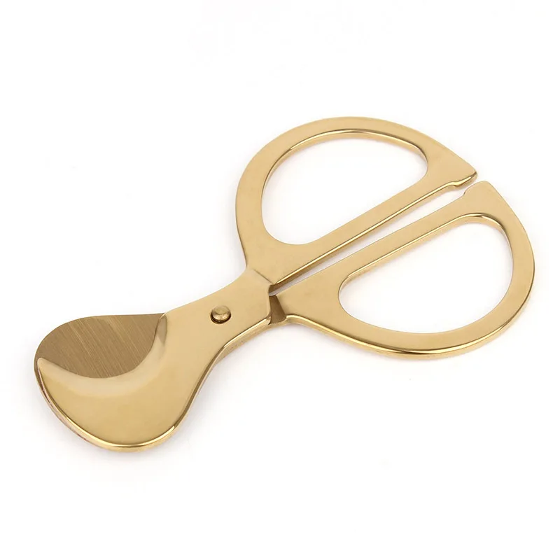 Cuban Cigar Scissors Cigar Cutter Knife Head Guillotine Portable Stainless Steel Cigar Knife Cutter Puncher Cigar Smoking Tool