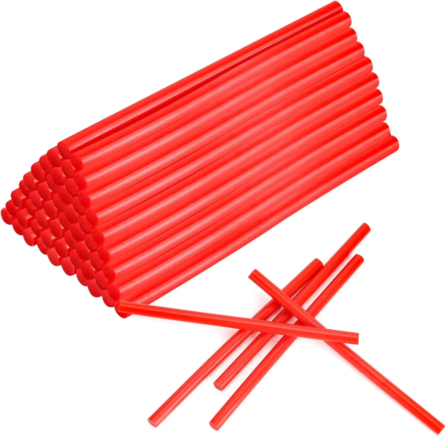 

Red Hot Glue Sticks Mini 0.27" x 5.9", Colored Hot Melt Mini Glue Sticks for All Temperature Mini Glue Guns, for DIY Craft Arts