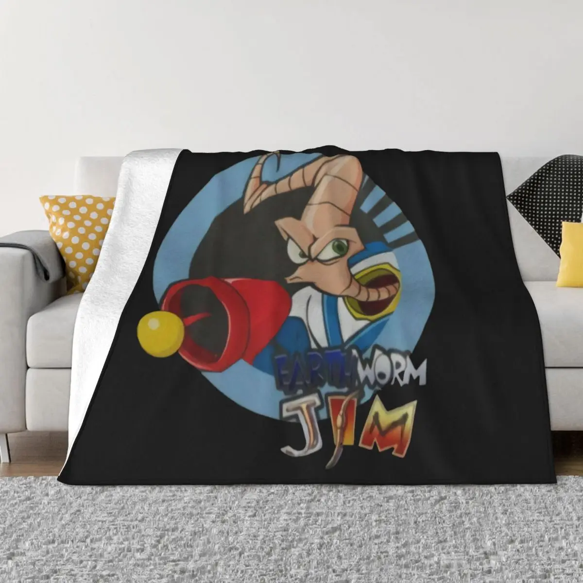 Earthworm Jim Western Style Casual Fitness Hot High Quality Party Hot Sell Pride Humor On Sale Throw Blanket