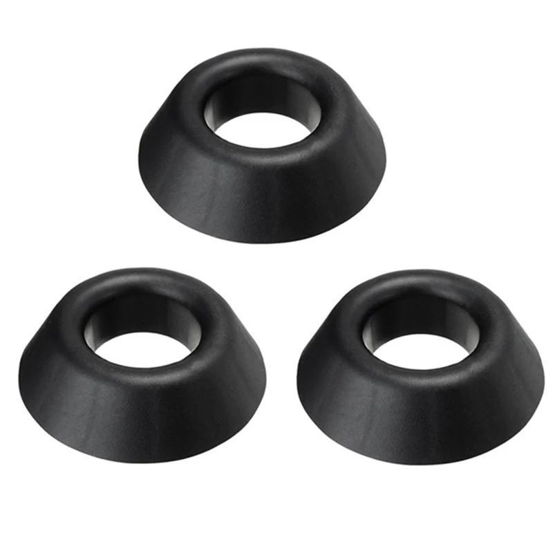 3 Pack Ball Stands, Ball Stands Basketball Football Plastic Display Stand Base, Black