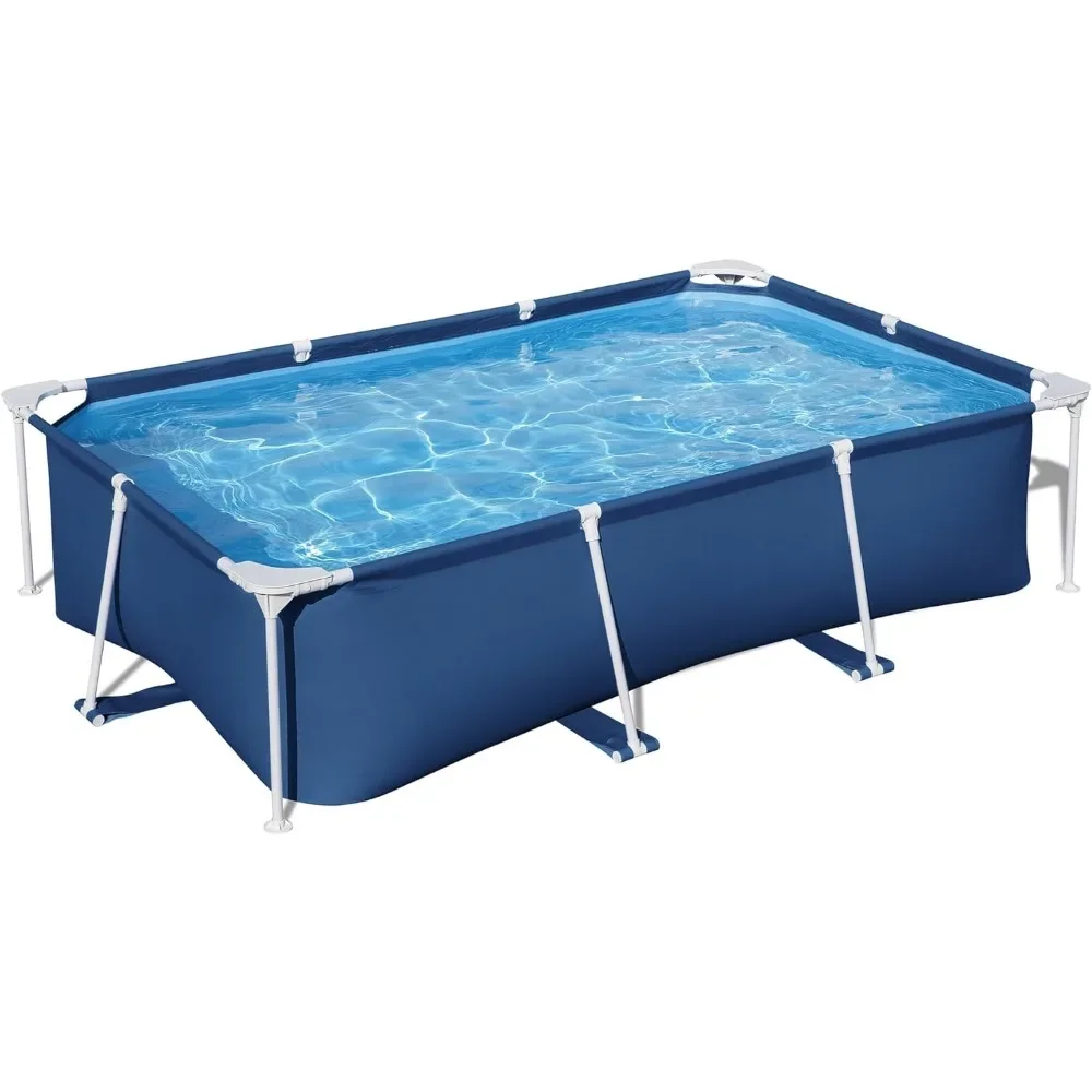 Outdoor Hot Tubs, 8.5 Feet X 67 Inch X 24 Inch Rectangular Steel Frame Above Ground, Outdoor Hot Tubs