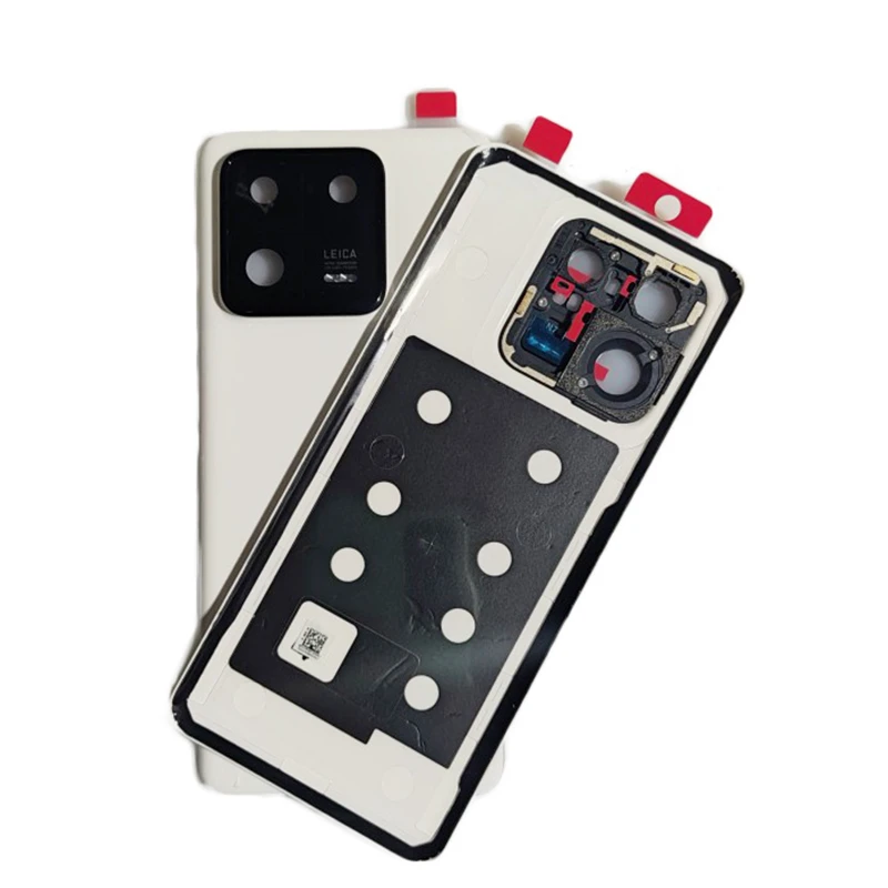 For Xiaomi 13 Back Cover Housing Door Rear Battery Cover Chassis With Camera Lens + Glue Smartphone Repair Parts
