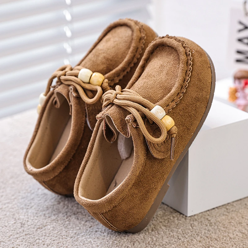 Picture 6: kids Flats Shoes 2025 Autumn Soft-soled Comfortable children Casual Shoes Lightweight Breathable Flat-soled Walking kids Shoes