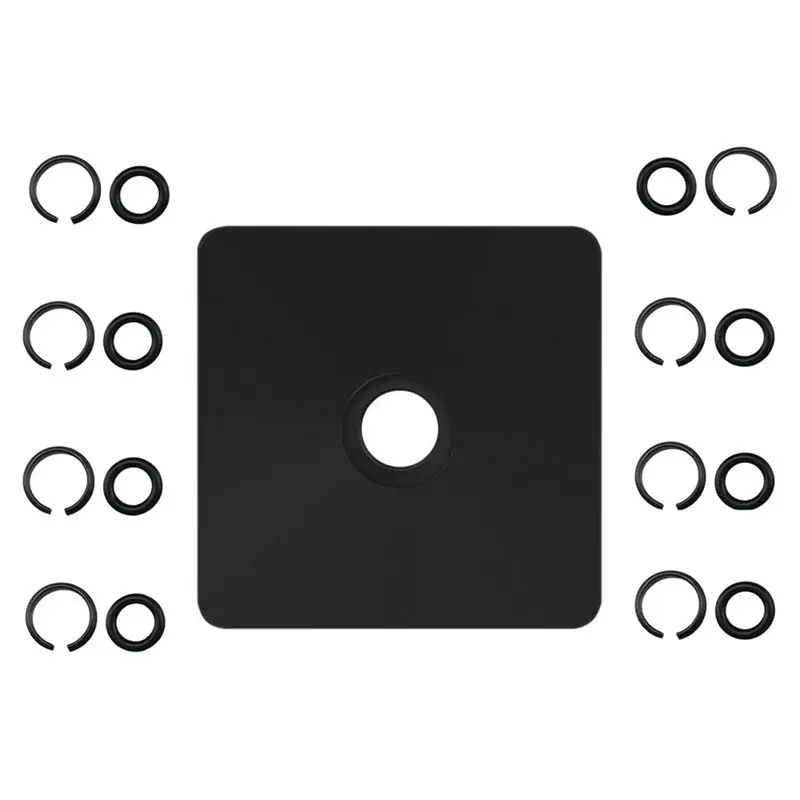 

(4+4 Sets) 1/2And 3/8Inch Impact Retaining Ring Clip Friction Ring With O-Ring For Electric/Pneumatic Type Impact Wrench-[A22I S