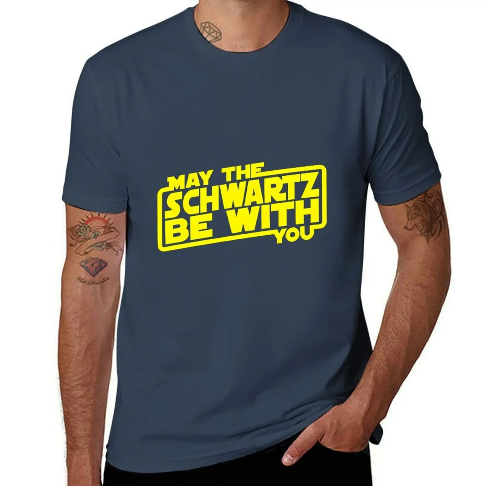 

schwartz be with you May the T-Shirt Labor Work Casual T-Shirt