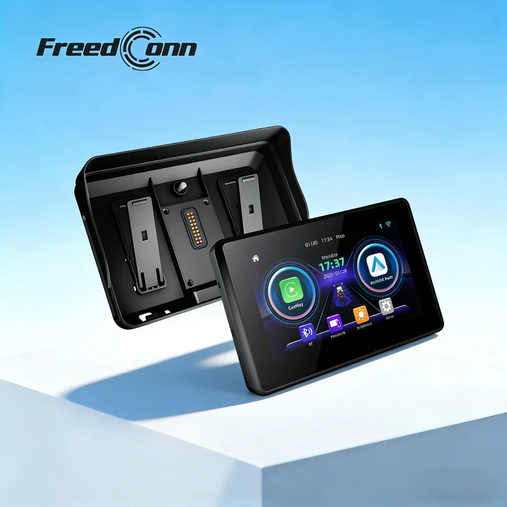 

Freedconn Digital Motorcycle CarPlay Android Auto For BMW R1200GS R1250GS Moto Portable Wireless Dashboard GPS Navigation Screen