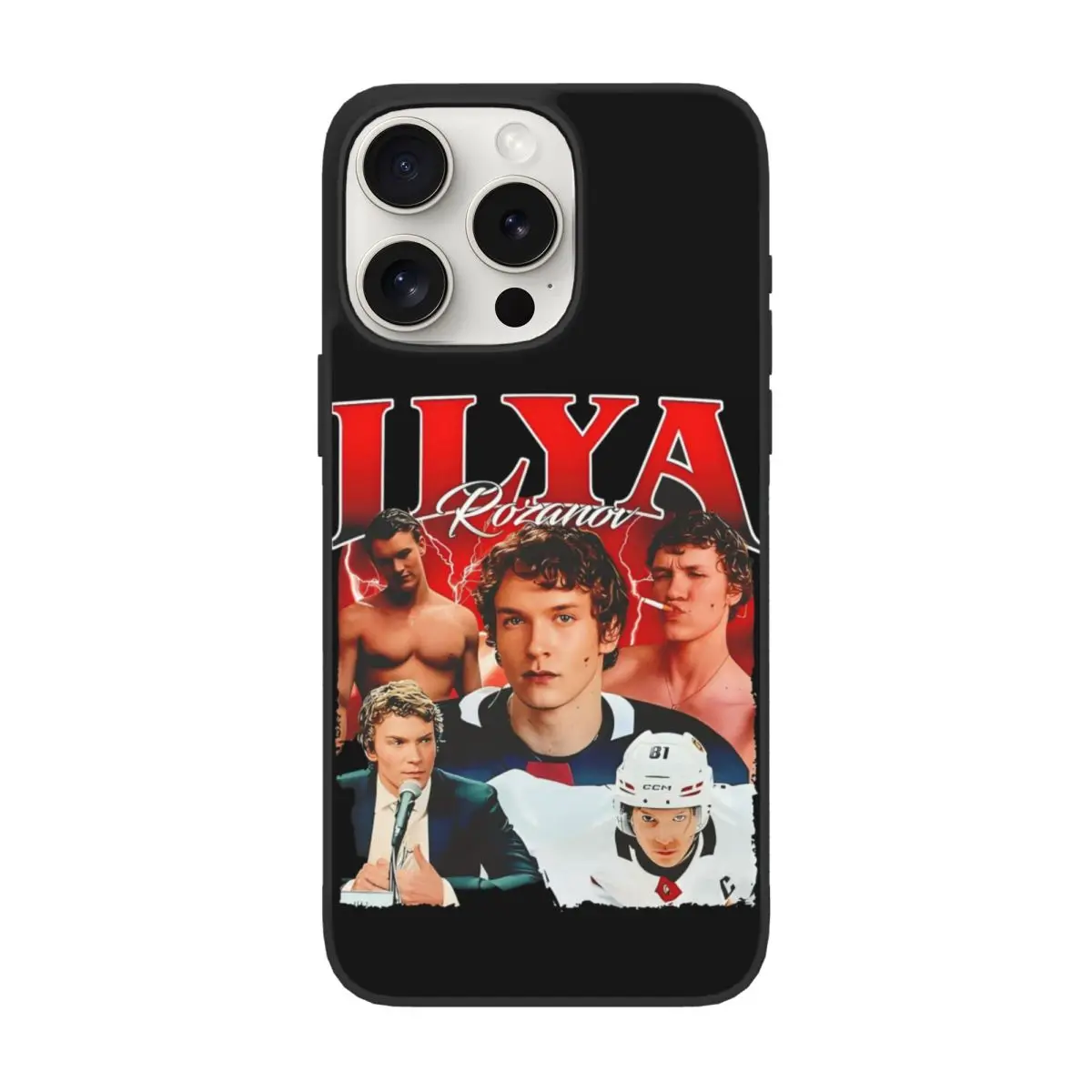 Funny Heated Rivalry Hockey TV Series Case For iPhone 15 Pro Cover TPU Soft Ilya Rozanov Back Cover