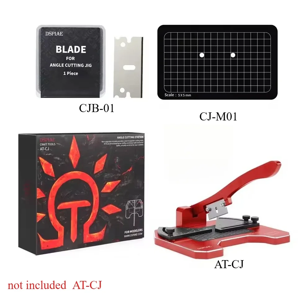 

DSPIAE CJB-01 CJ-M01 аксессуар для угловой режущей станции, лезвие из углеродистой стали и прокладка для Gundam, инструменты для изготовления военных моделей «сделай сам»