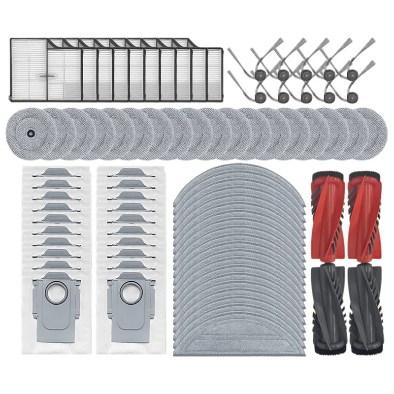 A39M Accessories For Roborock Saros 10 / S9 Maxv Ultra Main Roller Side Brush Filter Hepa Mop Pad Dust Bag Replacement Parts