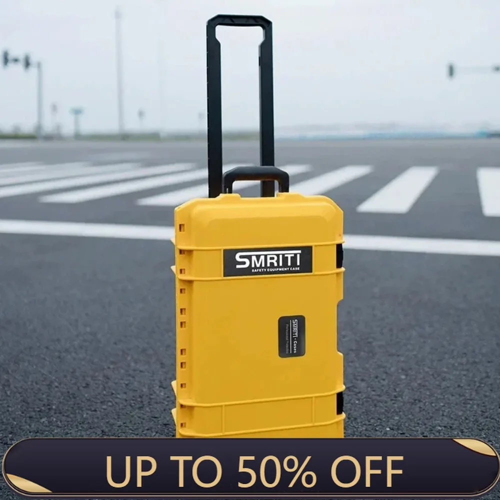 SMRITI Multifunctional Pull Rod Box Waterproof Tool Case SLR Camera Laptop Photography Safety Protection Air Travel Safety Box