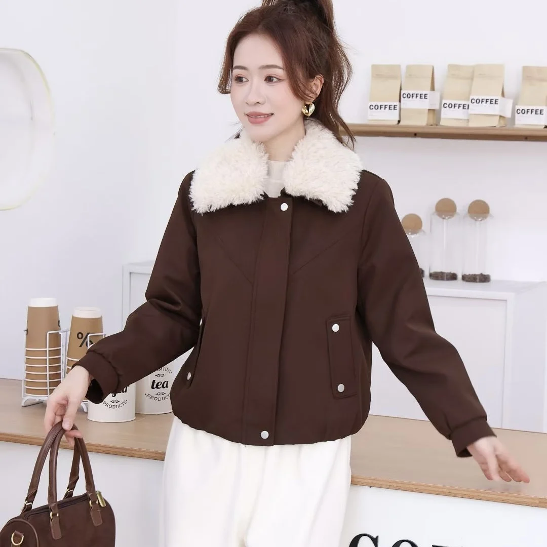 faionable-ort-casual-long-sve-stand-collar-jaet-women's-loose-fit-autumn-winter-new-arrival-collar-zipper-up-top