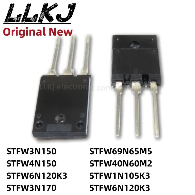 1pcs STFW3N150 STFW4N150 STFW6N120K3 STFW3N170 STFW69N65M5 STFW40N60M2 STFW1N105K3 STFW6N120K3 TO3PF MOS FET TO-3PF