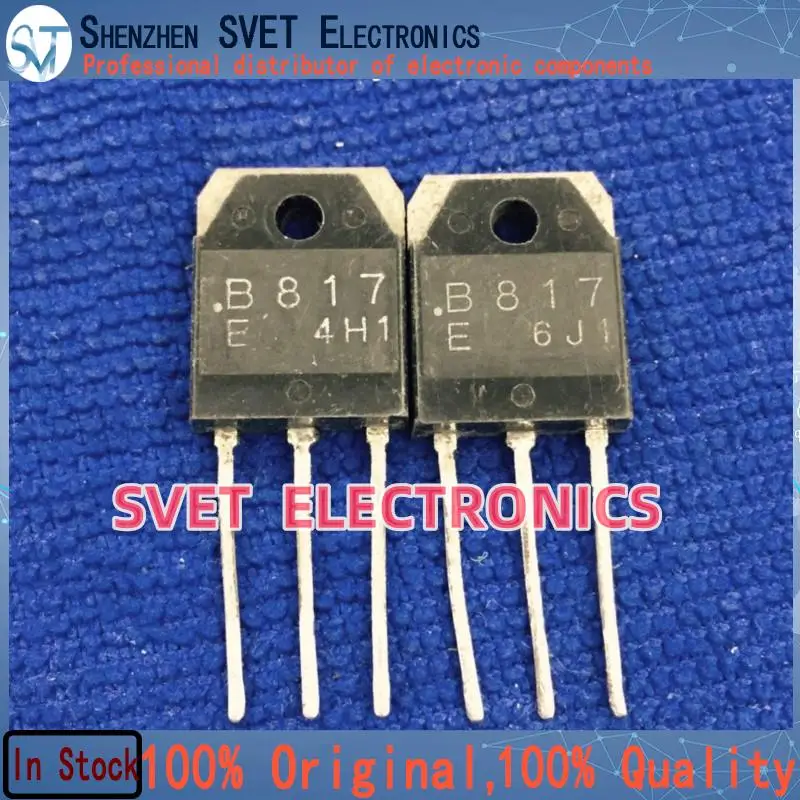 10PCs-50PCs 2SB817 B817 TO-3P IC 140V 12A Original En Stock Expédition Rapide