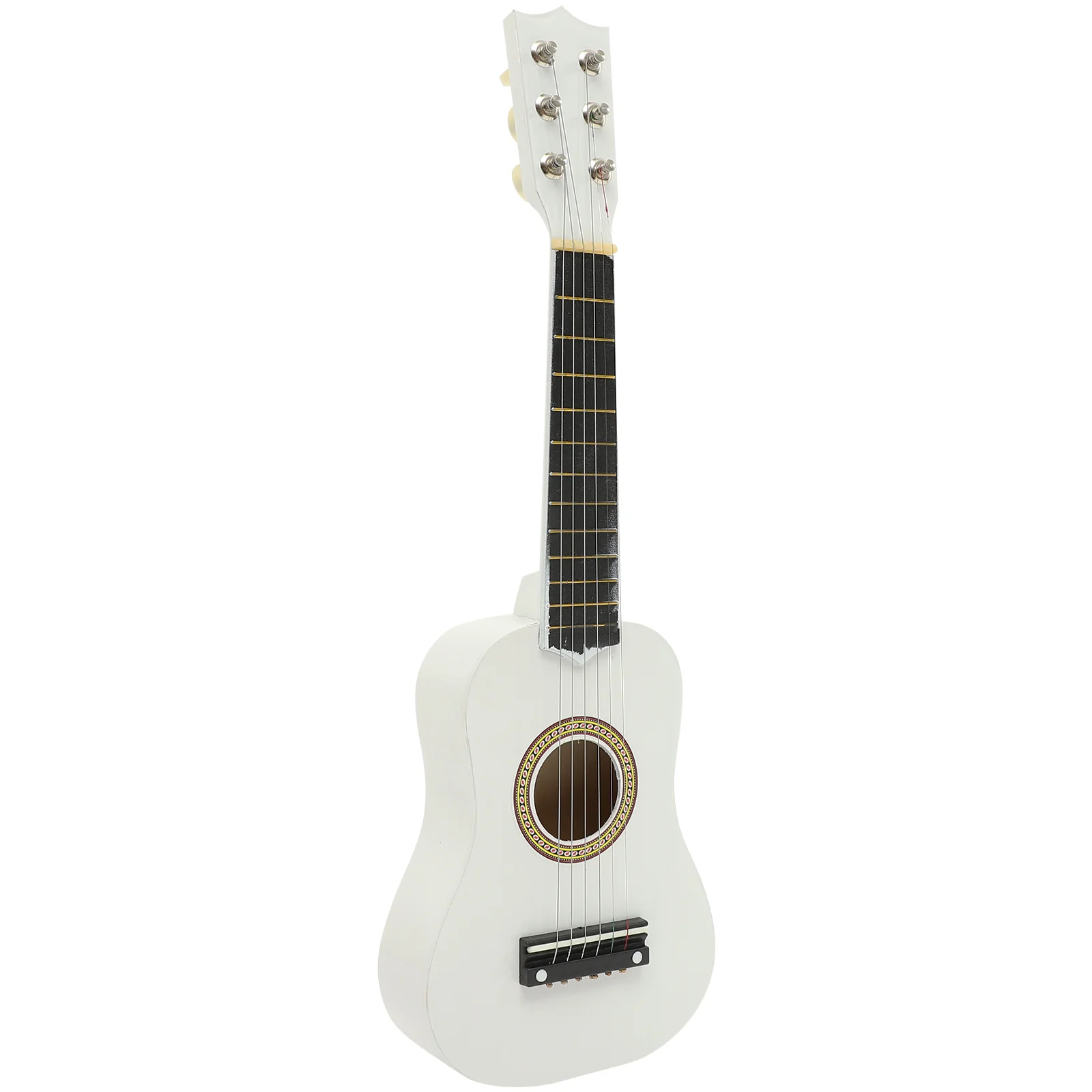 Mini guitarra pequeña para bebé de 21 pulgadas, instrumentos musicales para niños, ukelele hawaiano de bambú para principiantes