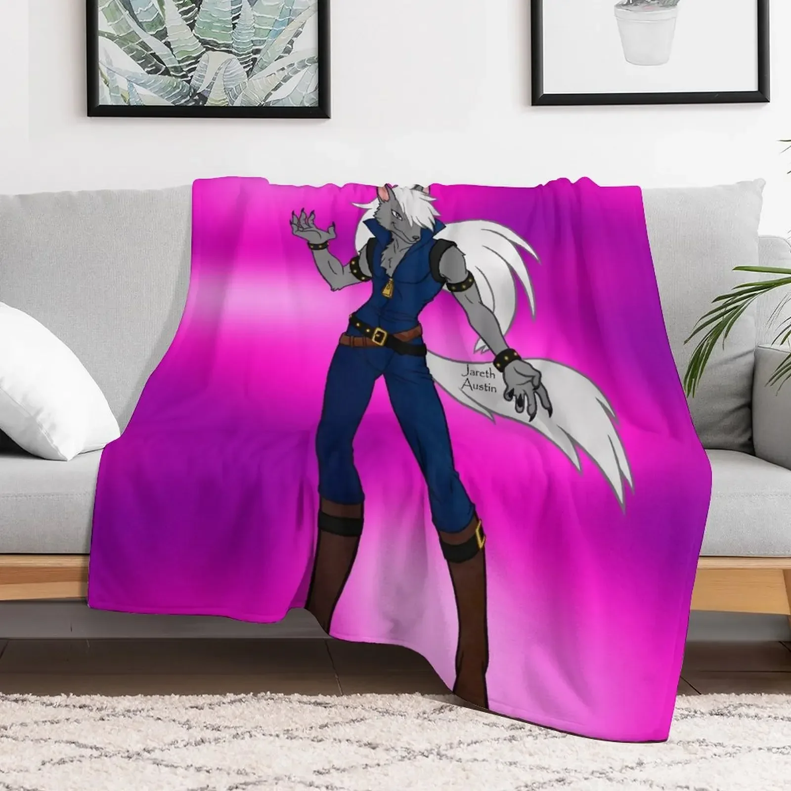 Wolfrun Fanart Throw Blanket manga Luxury St Blankets