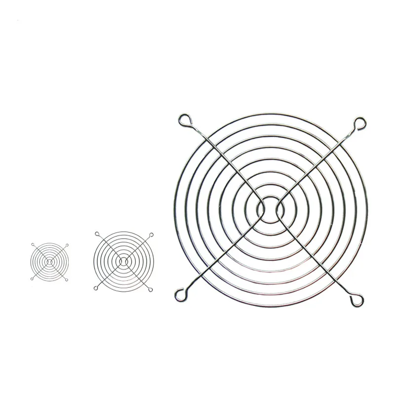 30mm 40mm 50mm 60mm 70mm 80mm 90mm 110mm 120mm 135mm 140mm Metal Fan Guard Protective Grill For PC Ventilator