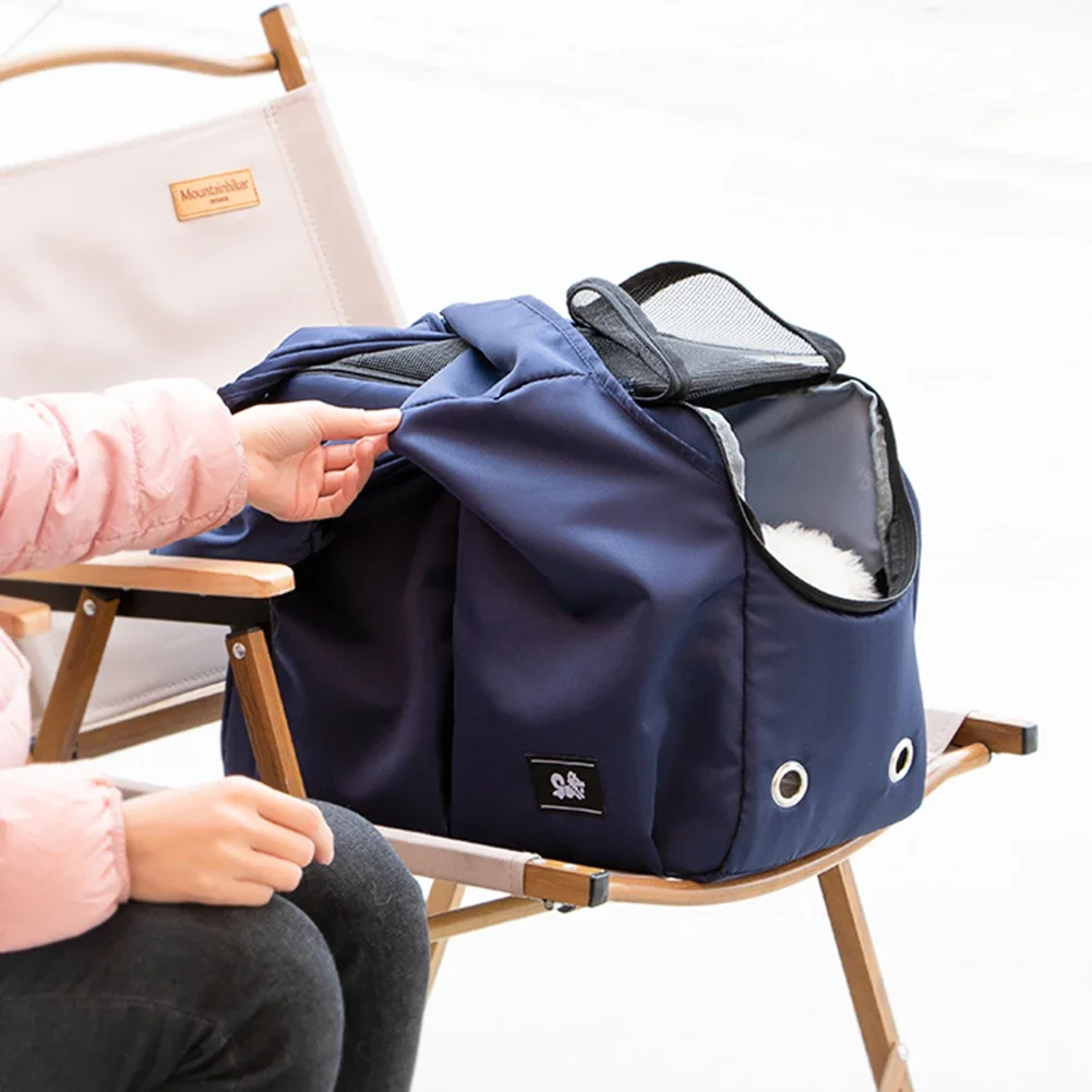 

Pet Cat Transport Case Breathable Outdoor Cat Carrier Shoulder Bag for Small Dogs Portable Travel Folding Backpack Pet Supplies