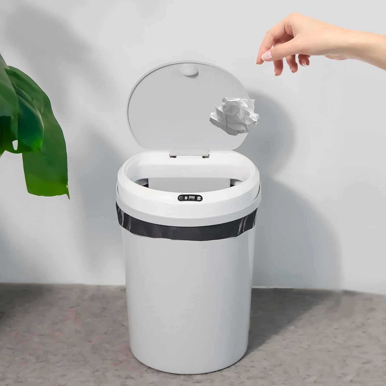 12Liters Smart Trash Bin with Automatic Sensor Trash with Infrared Sensor Dustbin Kitchen Waste Bin