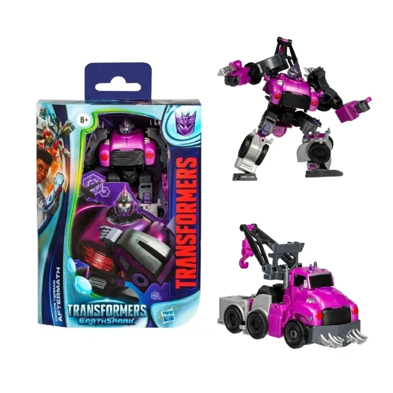 Hasbro Transformers genuinos Earthspark Deluxe Aftermath modelo figura de acción niño colección de regalos de cumpleaños y Navidad