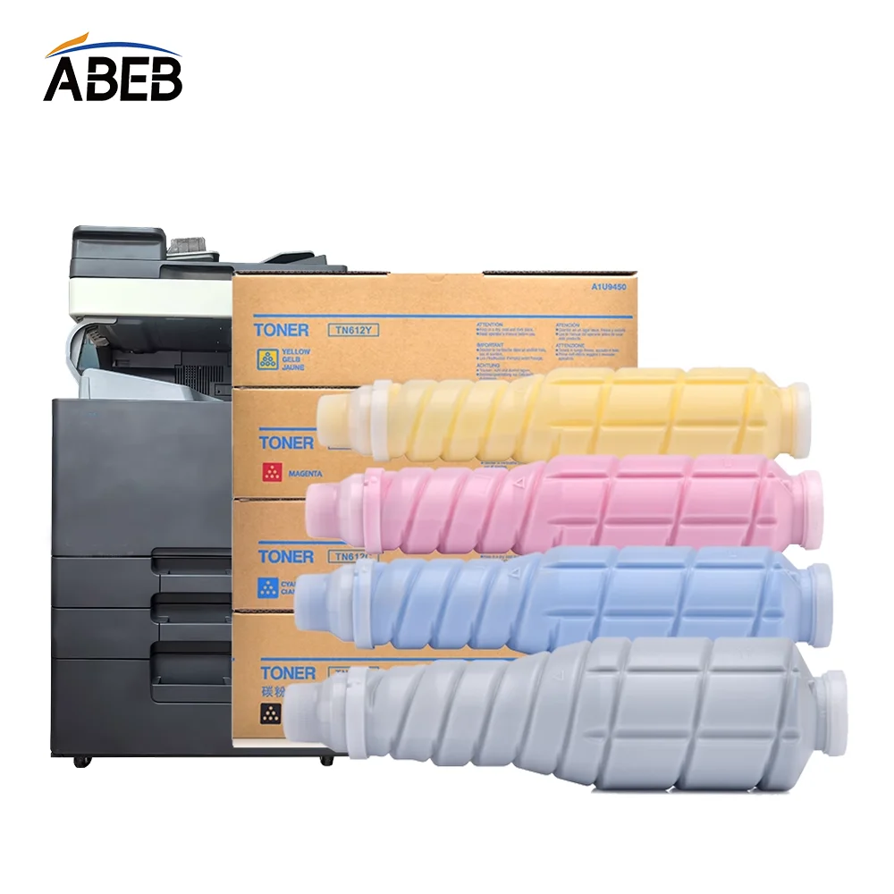 

1PC TN610/TN612 Toner Cartridge For Konica Minolta Bizhub C5500 C6500 C5501 C6501 High Quality Compatible Toner BK 690g CMY 460g